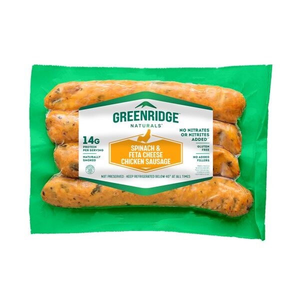 Spinach & Feta Cheese Chicken Sausage