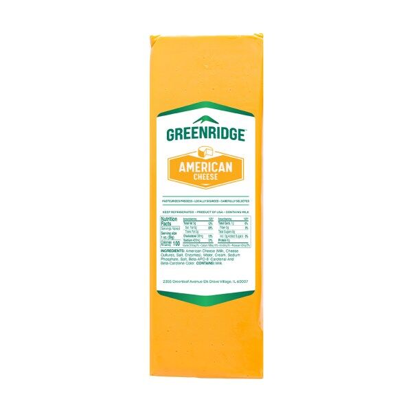 Yellow American Cheese